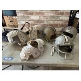 SELECTION OF VINTAGE FOOTBALL ACCESSORIES: 2 SETS