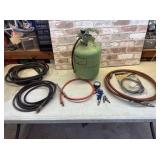 GROUP LOT: PORTABLE COMPRESSED AIR TANK, SELECTION