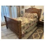HEADBOARD, FOOTBOARD AND RAILS & LINENS