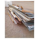 Stack of metal eye beams used tin various lengths