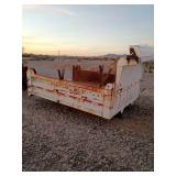 Dump bed.