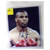 8x10 AUTOGRAPHED OF MIKE TYSON