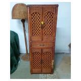 Wicker shelf, sold individually, part of a set