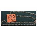 24' ITALIAN 14K 2-TONE HOLLOW ROPE CHAIN 18.7g