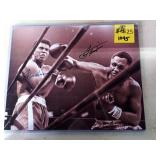 8x10 AUTOGRAPHED JOE FRAZIER/MUHAMMAD ALI