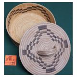 PIMA TOHONO O'ODHAM LIDDED BASKET