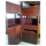 2 Roll top drawer Entertainment centers