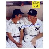 8x10 AUTOGRAPHED OF BILLY MARTIN AND MICKEY MANTLE
