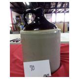ANTIQUE TWO-TONE STONE MOONSHINE WHISKEY JUG
