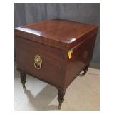 George III era mahogany wine cooler or cellarette