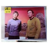 8x10 AUTOGRAPH OF WILLIAM SHATNER/LEONARD NIMOY