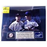 8X10 AUTOGRAPH OF SANDY KOUFAX/WHITEY FORD