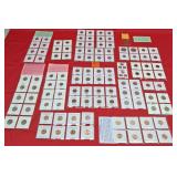 Steel War Penny's 1943/Assorted Foreign Coins