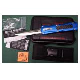 COBRA TECH BLUE KING COBRA OTF SWITCHBLADE