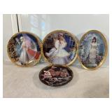 Lot of 4 Collectible Plates