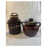 Lot of 2 Vintage McCoy Pottery Cookie Jars