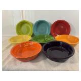 Lot of 8 Fiesta USA Bowls