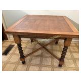 Antique English Oak Draw Leaf Table