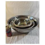 Lot of 4 Stainless Pans