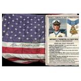 Michael Thornton Signed US Flag