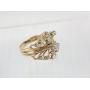 Diamond 14K Gold Ring Size 7.5