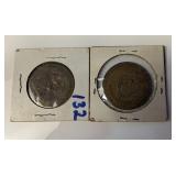 (2) Mixed Coins/Medallic Tokens