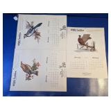 (3) Shedd-Brown Wildlife Calendars