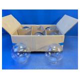 (6) Large Clear Glass Terrarium Globes