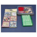 (3) Decorative Magnets, Note Cards & Memo Pad Lot