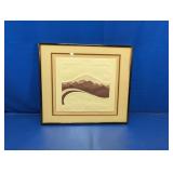 (1) Continental Divide III Framed Art
