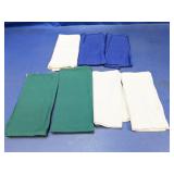 (7) Assorted Fabric Napkins