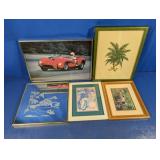 (5) Framed Wall Art Prints