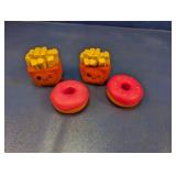 (4) Squishy Toys ï¿½ Donuts & Fries
