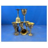 (8) Vintage Silver-Plated Goblets