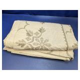 Quilted Bedspread w/ Cross-Stitch Pattern