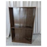 (1) Wood Grain Bookcase