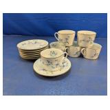 (13) Dï¿½cors de France Cups & Saucers