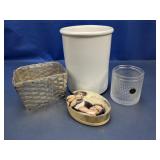 (4) Decorative Household Containers