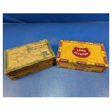 (2) Vintage Cigar Boxes