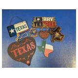 (1) Texas Holiday Wall Ornaments Lot