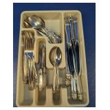 (1) Mixed Flatware Assortment Lot