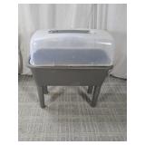 Plastic Raised Garden Bed w/ Dome Lid