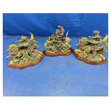 (3) Coral Reef Fish Figurines
