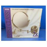 (1) Jerdon Wall-Mount 7X Mirror
