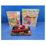 (3) Candy Land Game, Jewelry Kit & Toy Truck