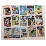 LOT OF 1980 TOPPS STAR BASEBALL CARDS