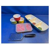 (6) Kitchenware Bowls, Tray - UTMB Health