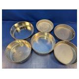 (6) Round Metal Baking Pans