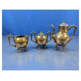 (3) Willcox Silver Plate Tea Set