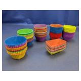 (1) Plastic Baking Cups Assorted Shapes Lot